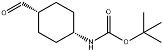 顺-4-(BOC-氨基)环己基甲醛 结构式