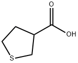 テトラヒドロ-3-チオフェンカルボン酸 化学構造式