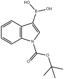 1-(TERT-BUTOXYCARBONYL)INDOLE-3-BORONIC ACID Struktur