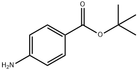 4-氨基苯甲酸叔丁酯,18144-47-3,结构式