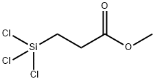 2-(CARBOMETHOXY)ETHYLTRICHLOROSILANE Struktur