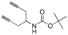 Carbamic acid, [1-(2-propynyl)-3-butynyl]-, 1,1-dimethylethyl ester (9CI) Struktur