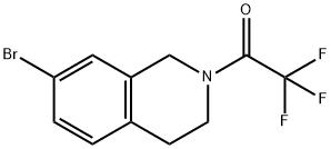 N-三氟乙酰基-7-溴-1,2,3,4-四氢异喹啉,181514-35-2,结构式