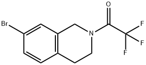 1-(7-BROMO-3,4-DIHYDRO-1H-ISOQUINOLIN-2-YL)-2,2,2-TRIFLUOROETHANONE Structure