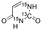 URACIL-2-13C,15N2 Struktur