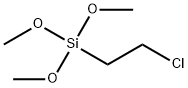 (2-クロロエチル)トリメトキシシラン 化学構造式