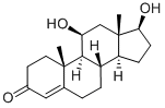 11-ヒドロキシテストステロン 化学構造式