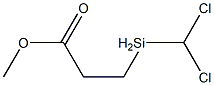 2-ACETOXYETHYLMETHYLDICHLOROSILANE Structure