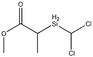 2-甲酯基乙基甲基二氯硅烷, 18163-42-3, 结构式