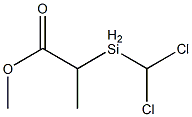 2-(CARBOMETHOXY)ETHYLMETHYLDICHLOROSILANE Structure