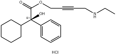 (R)-DESETHYL OXYBUTYNIN HCL 化学構造式