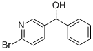 α-フェニル-6-ブロモ-2-ピリジンメタノール 化学構造式