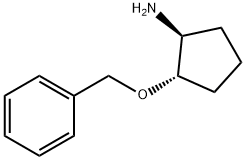 (1S,2S)-(+)-2-(苄氧基)环戊胺,181657-57-8,结构式
