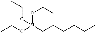 N-HEXYLTRIETHOXYSILANE Struktur