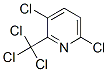 3,6-DICHLORO-2-(TRICHLOROMETHYL)PYRIDINE, 1817-13-6, 结构式