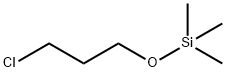(3-クロロプロポキシ)トリメチルシラン 化学構造式