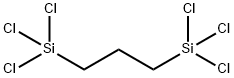 1,3-BIS(TRICHLOROSILYL)PROPANE 化学構造式