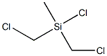 BIS(CHLOROMETHYL)METHYLCHLOROSILANE Structure