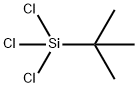 トリクロロ(1,1-ジメチルエチル)シラン 化学構造式