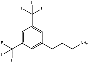 3-(3,5-BIS-TRIFLUOROMETHYL-PHENYL)-PROPYLAMINE Structure