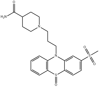 美托哌丙嗪亚砜,18181-99-2,结构式