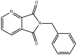 6-ベンジル-5,7-ジヒドロ-5,7-ジオキソピロロ[3,4-B]ピリジン 化学構造式
