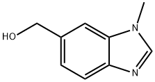 1H-Benzimidazole-6-methanol,1-methyl-(9CI) Struktur
