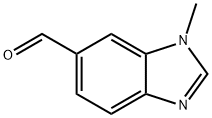 1-メチル-1H-ベンズイミダゾール-6-カルボキシアルデヒド 化学構造式