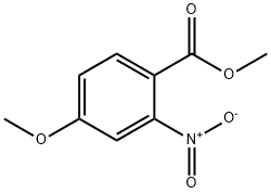 4-メトキシ-2-ニトロ安息香酸メチル 化学構造式