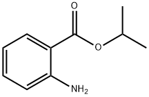 アントラニル酸イソプロピル 化学構造式
