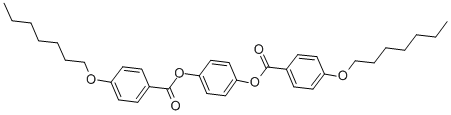 p-PhenyleneBis(p-heptyloxybenzoate) 结构式