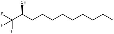 (S)-(-)-1,1,1-トリフルオロウンデカン-2-オール (>98% EE) 化学構造式