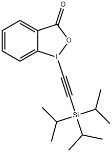1-[(TRIISOPROPYLSILYL)ETHYNYL]-1,2-BENZIODOXOL-3(1H)-ONE, 181934-30-5, 结构式