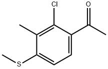 1-(2-CHLORO-3-METHYL-4-METHYLSULFANYL-PHENYL)-ETHANONE Structure