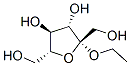 ETHYL BETA-D-FRUCTOFURANOSIDE,1820-84-4,结构式