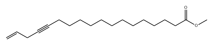 17-Octadecen-14-ynoic acid methyl ester Structure