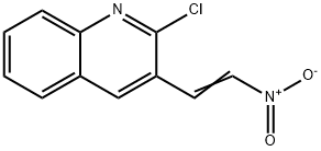 E-2-CHLORO-3-(2-NITRO)VINYLQUINOLINE Struktur