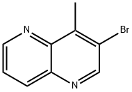 3-BROMO-4-METHYL-1,5-NAPHTHYRIDINE, 1820666-67-8, 结构式
