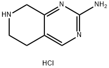 5,6,7,8-Tetrahydropyrido[3,4-d]pyrimidin-2-amine dihydrochloride Struktur