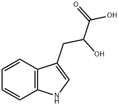 3-インドール乳酸 化学構造式