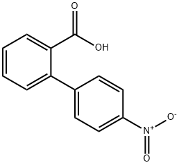 4'-ニトロビフェニル-2-カルボン酸 化学構造式