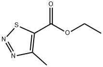 ETHYL 4-METHYL-1,2,3-THIADIAZOLE-5-CARBOXYLATE Structure