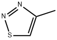 4-メチル-1,2,3-チアジアゾール 化学構造式