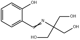 2-(Hydroxymethyl)-2-(2-hydroxybenzylideneamino)-1,3-propanediol Structure
