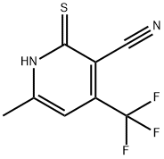 2-巯基-6-甲基-4-(三氟甲基)烟腈,182127-92-0,结构式
