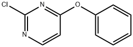Pyrimidine, 2-chloro-4-phenoxy- Struktur