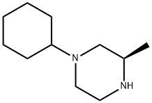 (R)-1-环己基-3-甲基哌嗪,182141-99-7,结构式