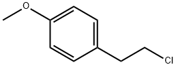 4-(2-クロロエチル)アニソール 化学構造式