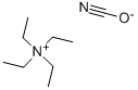 テトラエチルアミニウム・シアナート 化学構造式