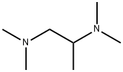 N,N,N',N'-テトラメチル-1,2-ジアミノプロパン 化学構造式